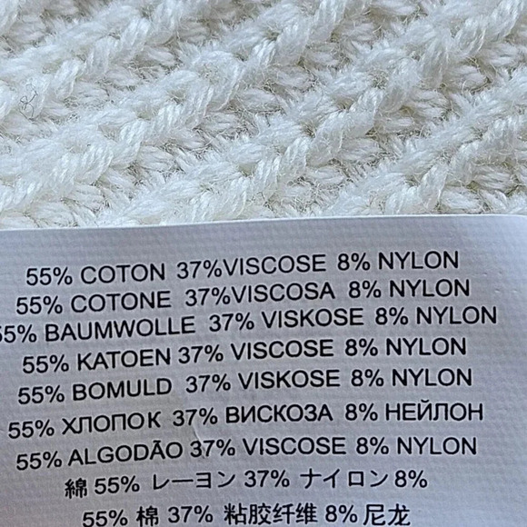 Michael Kors Sleeveless Tunic Mock Neck Ivory Cream Sweater Dress Size Small - Picture 9 of 11